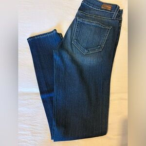 PAIGE Dark Blue Women Cropped Jeans